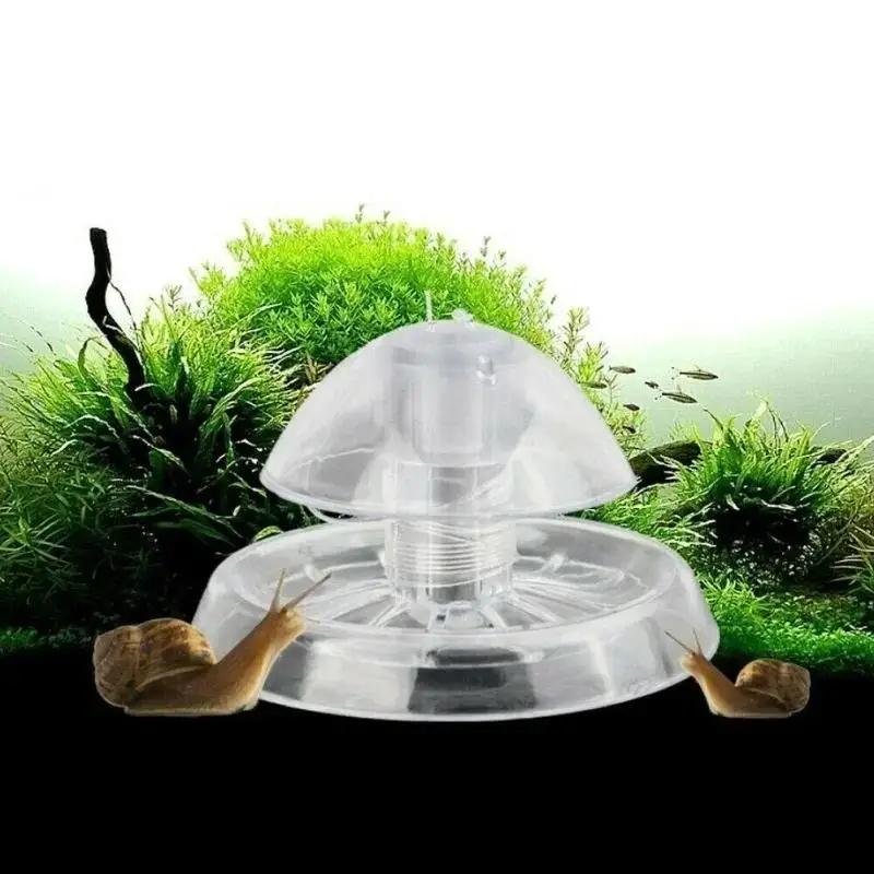 Aquarium Plant - 2026 Nowa przezroczysta plastikowa pułapka na