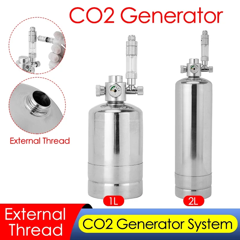 Aquarium Plant No Co2 - 1L/2L akwarium zestaw generatora CO2 akwarium