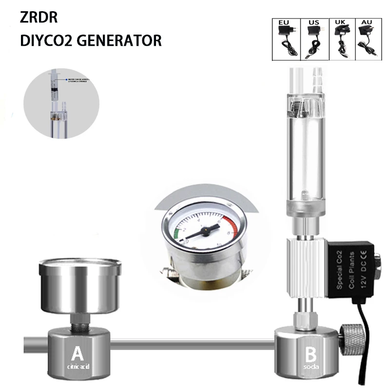 Aquarium Plant No Co2 - Zestaw do samodzielnego montażu reaktora CO2