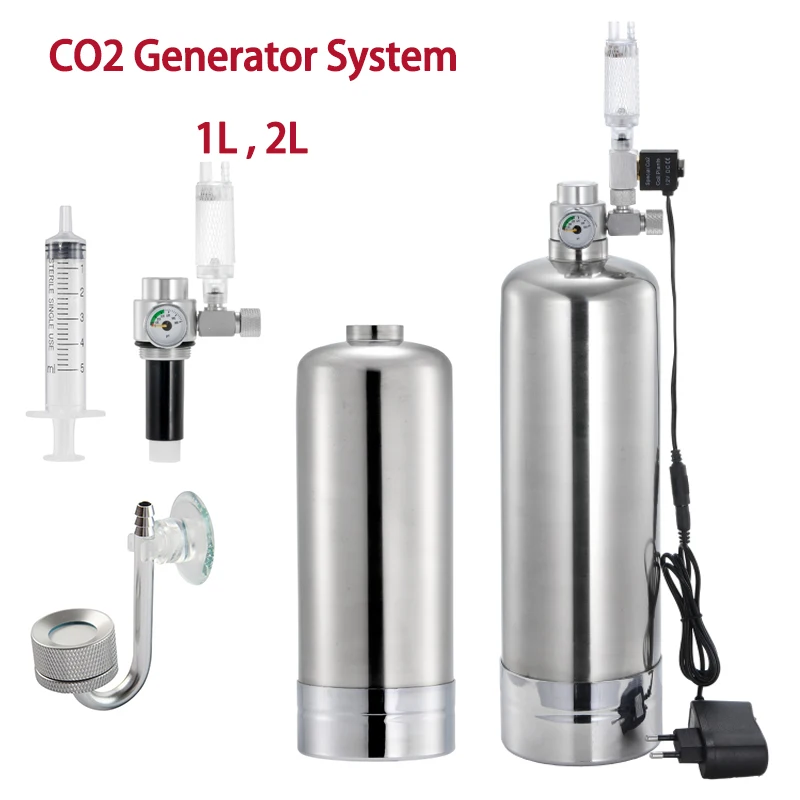 System generatora CO2 do akwar – Aquarium Plant No Co2 recenzja i cena