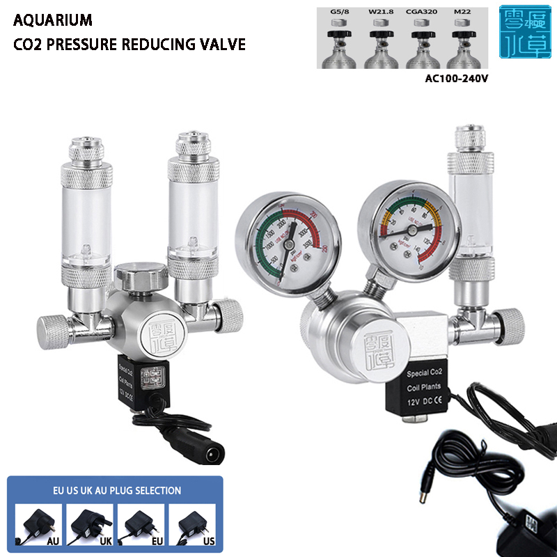 Akwarium regulator CO2 zawór e – Aquarium Plant No Co2 recenzja i cena