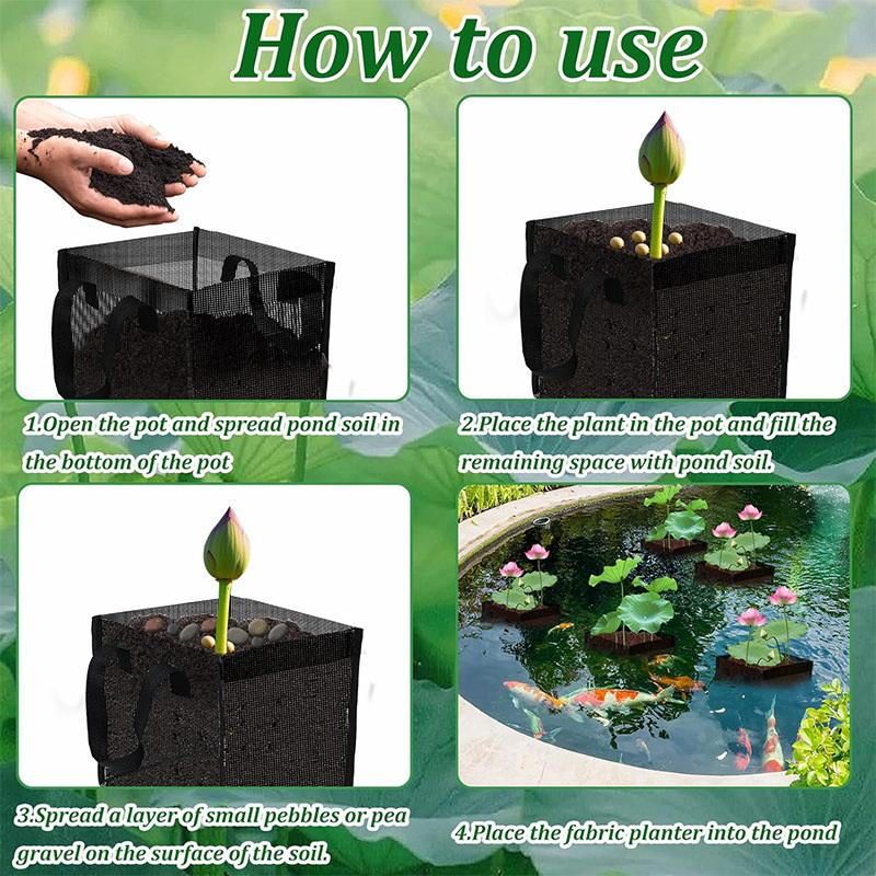 4 szt. Czarne siatkowe kosze d – Aquarium Plant recenzja i cena